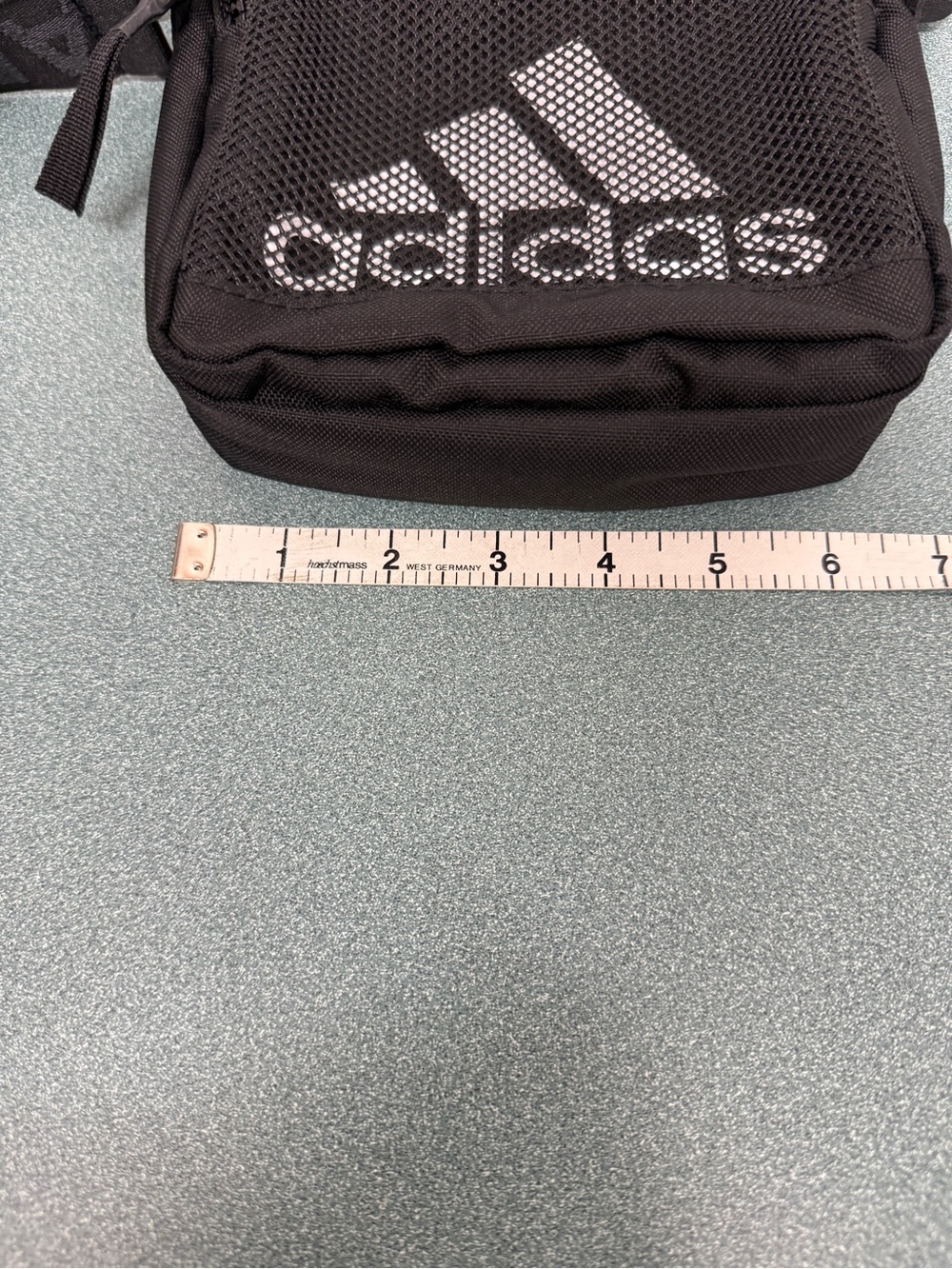 adidas Black Crossbody Bag with Front Mesh Pocket - Picture 14 of 14
